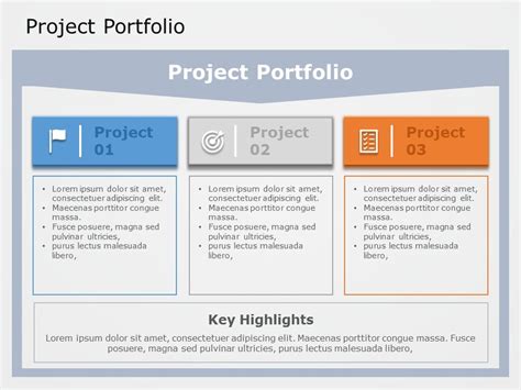 Project Portfolio Template Powerpoint